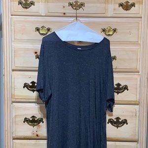 Charcoal Grey w/ Gold Glitter